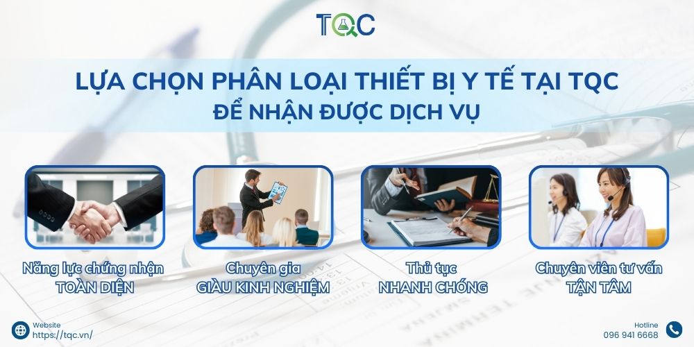 Lua chon TQC de phan loai Thiet bi y te